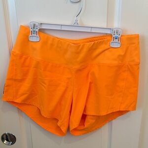 Oiselle Roga running short - 8 - pop (orange)